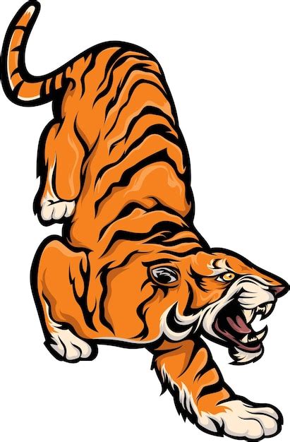 Premium Vector Illustration Vector Graphic Of Angry Tiger Mascot Good