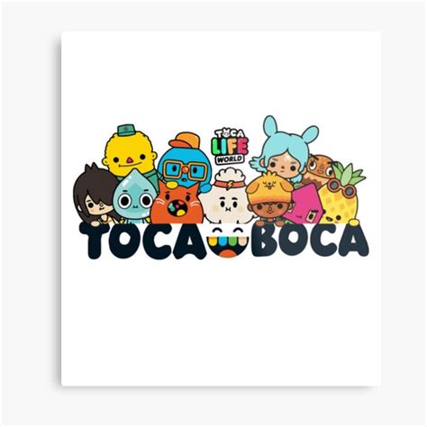 Toca Boca Toca Boca 2021 Toca Life World Metal Print By Anasohping