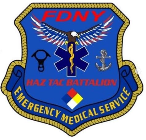 Fdny Haz Tac Battalion Fdny Patches Emergency Medical Services