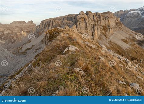 Mountain Scenery Seen From The Balmer Graetli Region At The Klausenpass