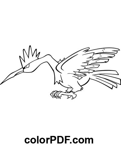 Fearow Pokemon Imprimable Coloriages Et Livres En PDF