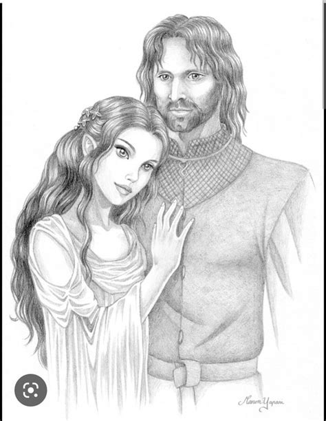 Aragorn And Arwen Fan Art