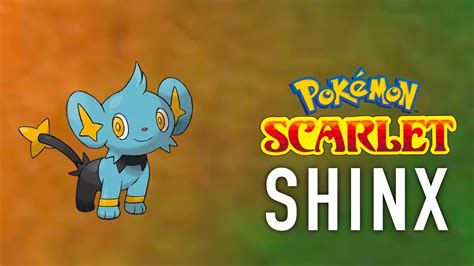 Pokemon Scarlet Catching Shinx Filling The Pokedex Youtube