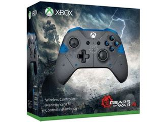 Controle Xbox One Gears Of War Azul Mega Games