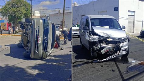 Choque Con Volcadura De Una Camioneta En Puebla N