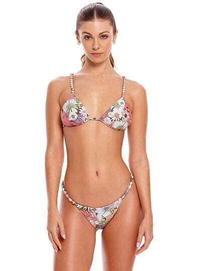 Buy Agua Bendita Belle Bikini Top Floral At 53 Off Editorialist