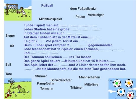 Sport Fußball English ESL powerpoints