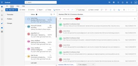 Summarize Long Email Threads With Copilot For Microsoft