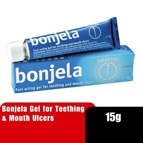 Bonjela Fast Acting Gel G For Teething And Mouth Ulcers Nutriliv