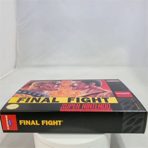 Final Fight Ntsc Super Nintendo Snes En Reproduction Box And