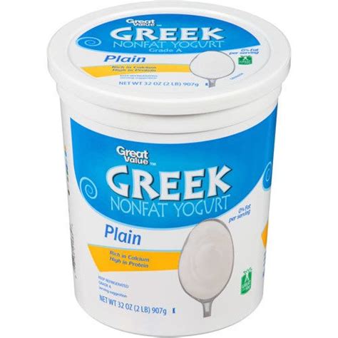 Great Value Plain Greek Nonfat Yogurt 32 Oz Reviews 2020