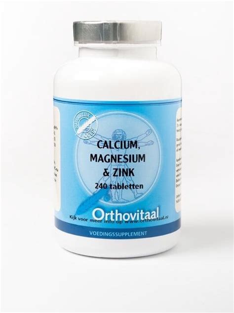 Orthovitaal Calcium Magnesium Zink Tabletten Mineralen