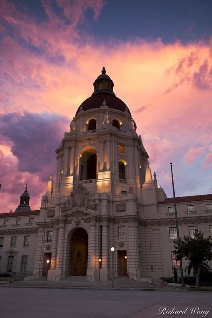 Pasadena City Hall Sunset Photo | Richard Wong Photography