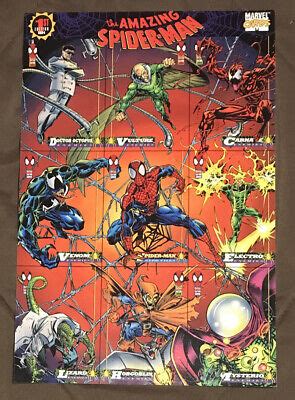 1994 Marvel Cards 1st Edition The Amazing Spider Man 9 Card Uncut Promo