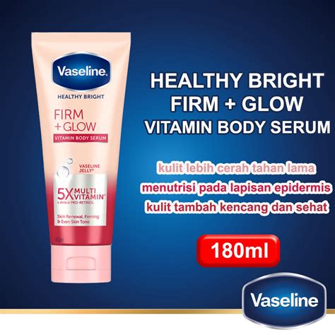 Jual VASELINE Healthy Bright Vitamin Body Serum Firm Glow 180ml