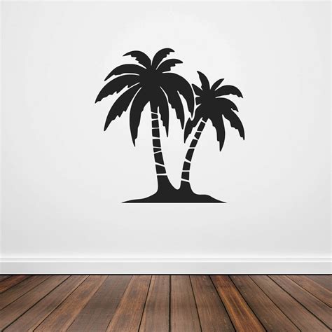 Palm Trees Stencil Plastic Mylar Stencil For Painting Walls Etsy