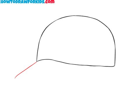 How To Draw A Baseball Cap Easy Drawing Tutorial For Kids