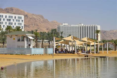 Les Stations Baln Aires Mortes En Isra L Vue Sur L H Tel Et La Plage