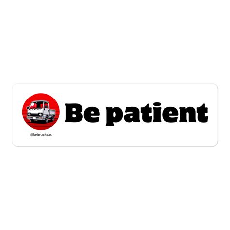 patient sticker kei truck connect