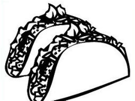 Download High Quality taco clip art outline Transparent PNG Images ...