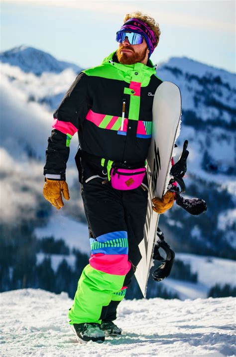 Retro One Piece Ski Suits By Shinesty