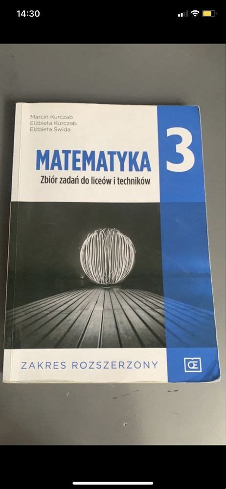 Matematyka 3 zbiór zadań zakres rozszerzony Trąbki OLX pl