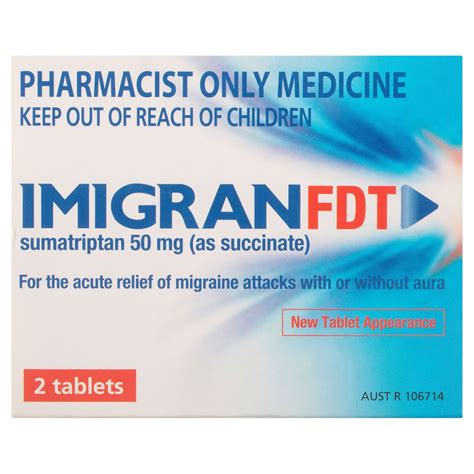 Buy Imigran Fdt 50mg 2 Online With A Valid Script Healthylife