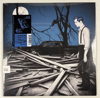 Jack White Fear Of The Dawn LP Record Black Vinyl With Blue Slip Mat