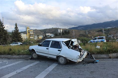 Hatay da feci kaza 7 yaralı