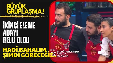 MASTERCHEF ALLSTAR İKİNCİ ELEME ADAYI İFŞA OLDU TAKIMDA BÜYÜK GRUPLAŞMA