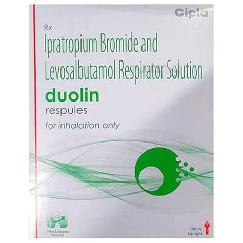 Duolin Inhaler Md Prescription Treatment Breathing Problem At Rs