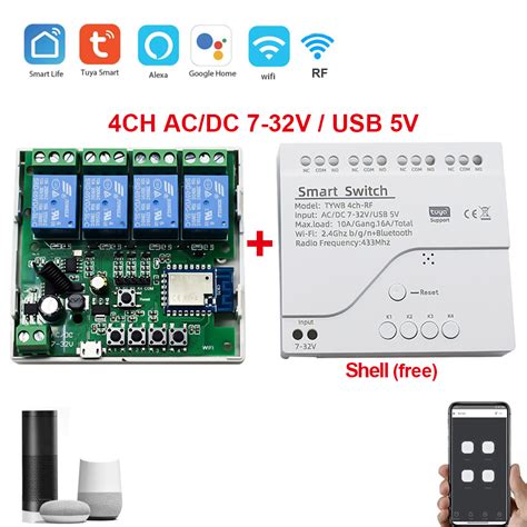 Configuring Tuya Ewelink Wifi 4ch Rf Smart Switch Module Tyeb 4ch Rf