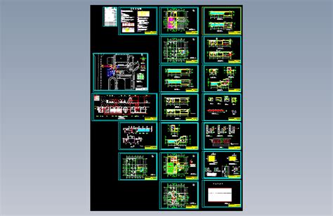 沈阳某大学中水回用工程图纸autocad 2004模型图纸下载 懒石网