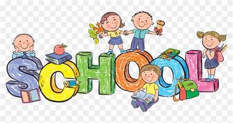 Kids Cartoon Student Png Hq Clipart - School Kids Clipart - Clip Art Library