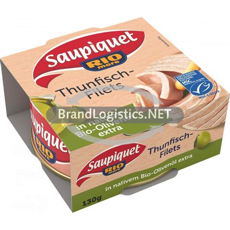 Saupiquet Rio Mare Thunfisch Filets in Bio Olivenöl MSC 130 g