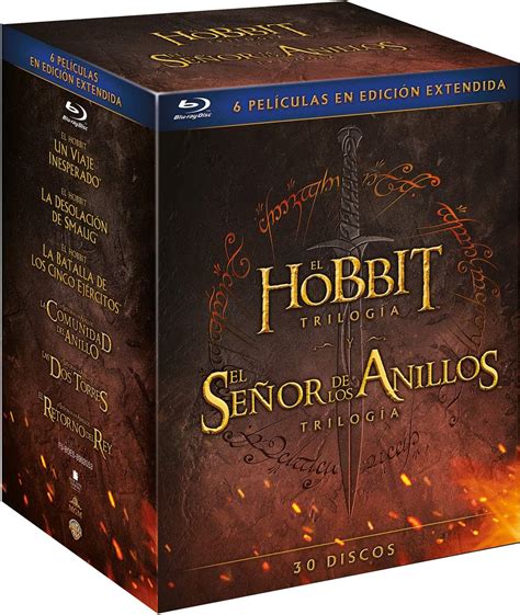 El Hobbit Trilog A El Se Or De Los Anillos Trilog A Discos Blu