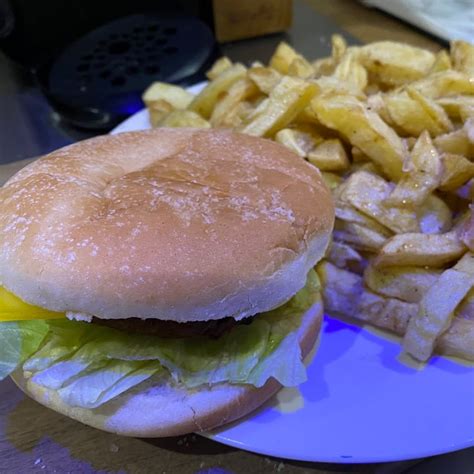 Carholme Chippy United Kingdom Vegan Burger And Chips Review Abillion