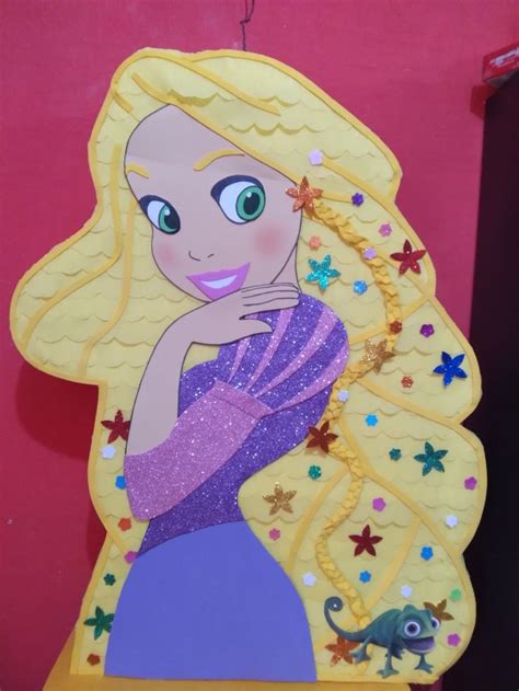 Pi Ata Rapunzel Manualidades Disney Manualidades Pi Ata Infantiles