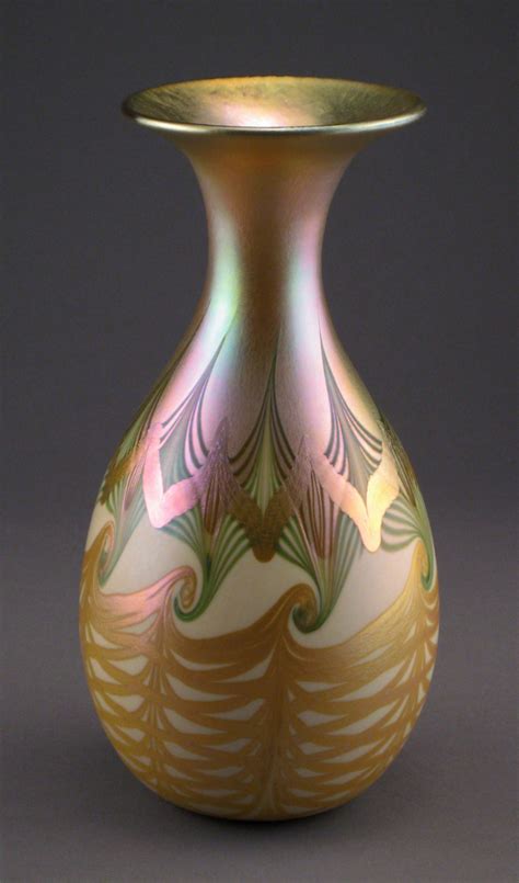 Quezal Art Glass Vase Circa 1907 Collectors Weekly