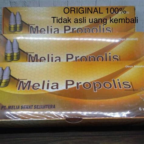 Jual Melia Propolis 6ml Isi 7botol ORIGINAL MELIA SEHAT SEJAHTERA