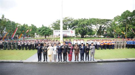 Komandan Kodim Pacitan Hadiri Upacara Peringatan Hut Bhayangkara