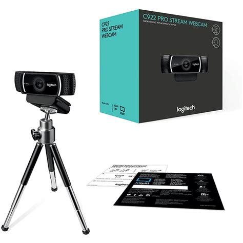 Logitech C922 Pro Stream Webcam Tripod Black Usb 960 001088 Marvel Africa Technologies