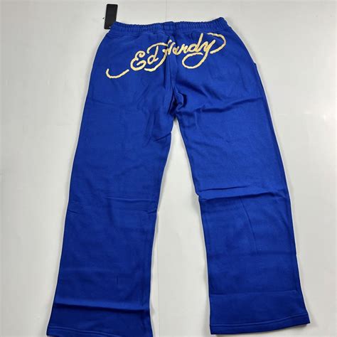 Ed Hardy Tiger Lotus Flare Sweatpants New With Depop