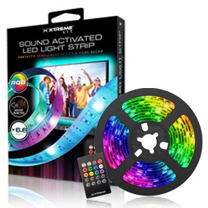 Amazon Xtreme USB Powered Sound Reactive LED Light Strip With 8