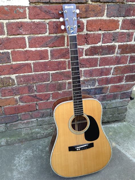 Photo Morris Acoustic Guitar Morris Guitare Acoustique 665630