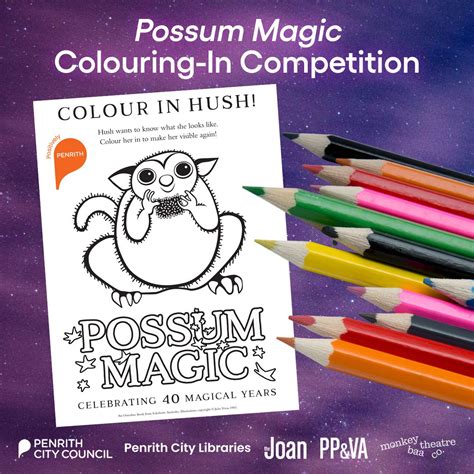 Possum Magic Colouring-In Competition - The Joan