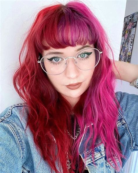 Turn Heads With This Red And Pink Hair Color 20 Ideas In 2023 Pink