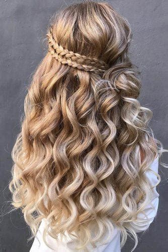 30 Wedding Hairstyles Half Up Half Down With Curls And Braid