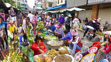 Cambodian Countryside Market Food Compilation Market Food And