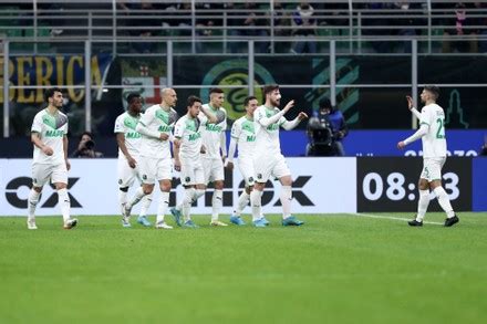 Giacomo Raspadori Us Sassuolo Celebrates After Editorial Stock Photo